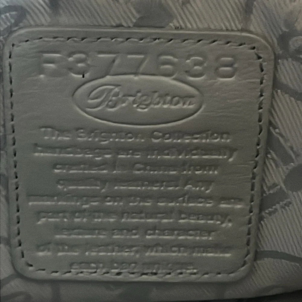Brighton Crocodile Embossed Leather Crossbody Bag - Picture 14 of 16